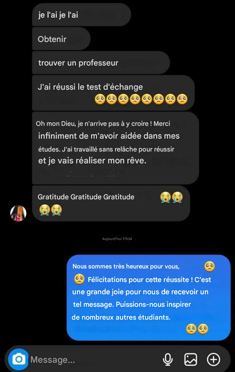Témoignage de cliente