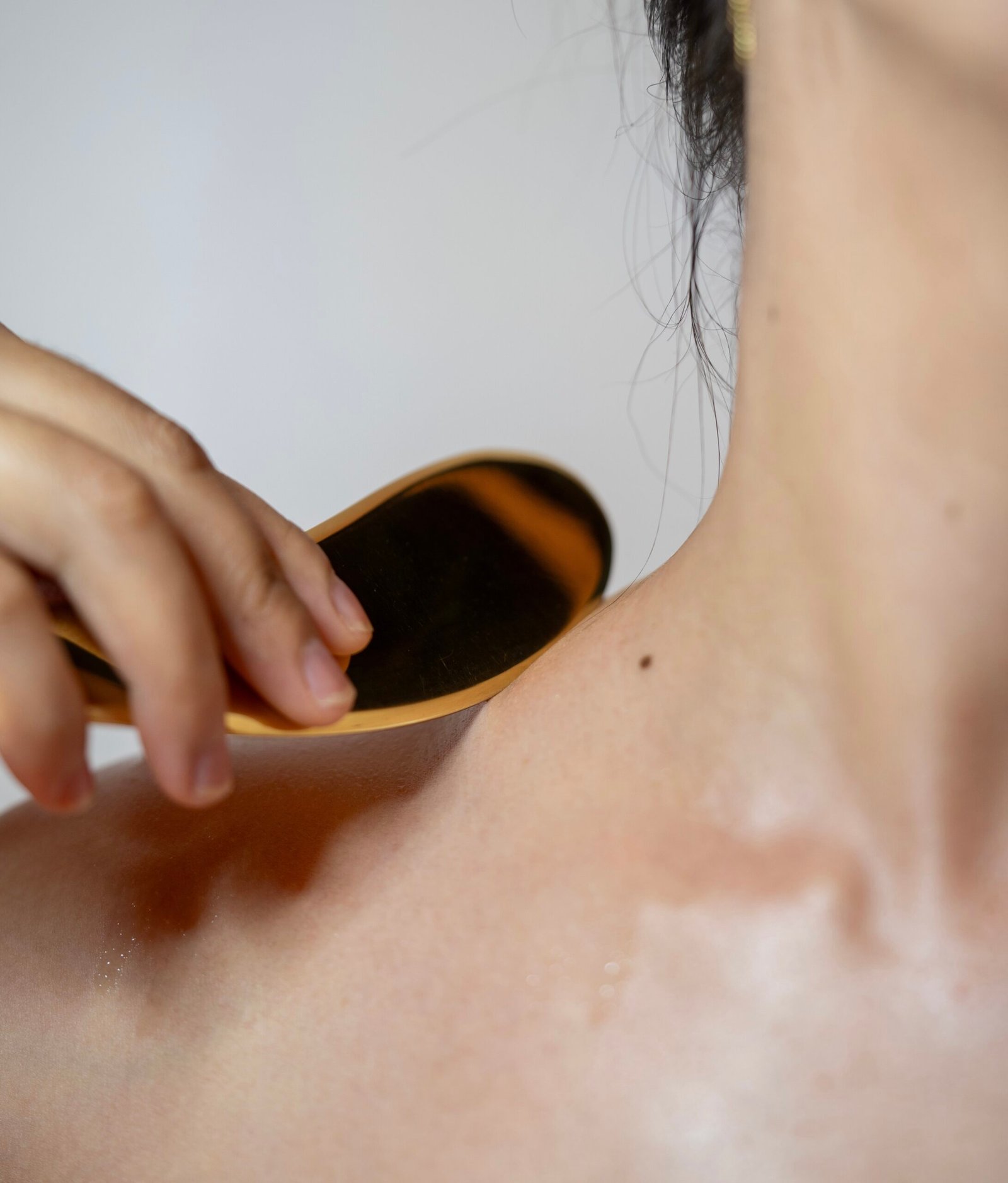 La salida en el cuello